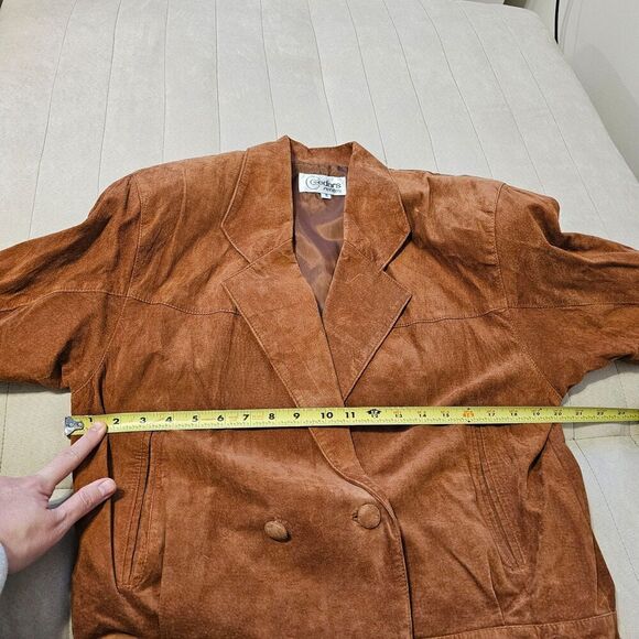 Cedars Womens Vintage Jacket and Pants 2 Pcs Suede Size Small Petite - Picture 13 of 14